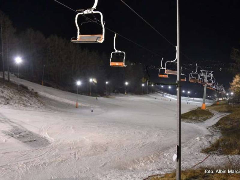 Stok narciarski w centrum Przemyśla